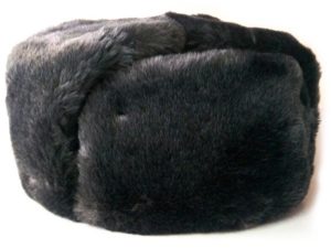 Шапка ушанка серая